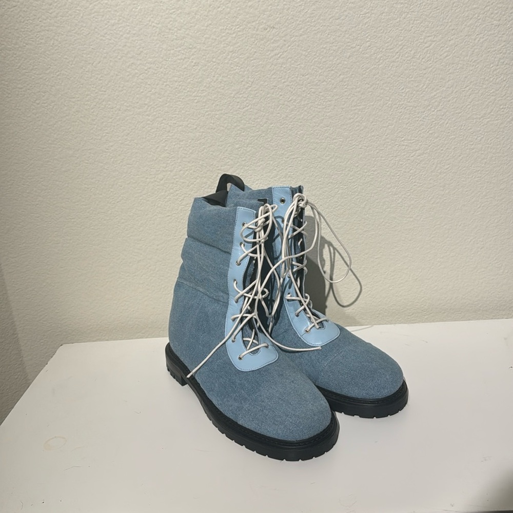 Staud Light blue boots